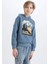 Erkek Çocuk Kapüşonlu Baskılı Sweatshirt D6226A824CW 9