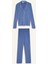 Pijama Takımı Regular Fit Uzun Kollu Üst Uzun Alt-Fall in Love E1804AX24WN 18