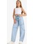 Kız Çocuk Baggy Fit Geniş Bol Paça Jean Pantolon E1742A825SM 7