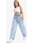 Kız Çocuk Baggy Fit Geniş Bol Paça Jean Pantolon E1742A825SM 9