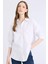 %100 Pamuk Oversize Geniş Kalıp Basic Düz Oxford Uzun Kollu Gömlek Z4893AZ25SP 10