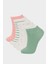 Kadın 5'li Pamuklu Patik Çorap E2170AXNS 8