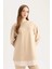 Regular Fit Bisiklet Yaka Basic Düz Sweatshirt Tunik A9529AX25SP 9