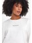 Kadın Bisiklet Yaka Rahat Kalıp 3 Iplik Kalın Orta Brooklyn Nakışlı Sweatshirt SPR24SWK34 5