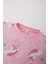 Kız Bebek Unicorn Baskılı Pijama Takımı Uzun Kollu Üst Beli Lastikli Uzun Alt E0763A525SP 9