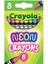 8 Neon Crayons-Amerikan-Nontoxic-8 Neon Renk Mum Boya Seti 1