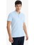 Slim Fit Dar Kesim Polo Yaka Kısa Kollu Pamuklu Modal Karışımlı Basic Düz Tişört M6609AZ25SP 10