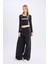 Wide Leg Geniş Bol Paça Cepli Şerit Detaylı Normal Bel Pantolon D4404AX24AU 11