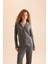 Pijama Takımı Regular Fit Uzun Kollu Üst Uzun Alt-Fall in Love E2246AXNS 12