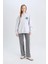 Coool Oversize Geniş Kalıp Kapüşonlu Baskılı Kalın Sweatshirt E1530AX24WN 14