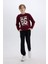 Erkek Çocuk 2'li Takım Baskılı Sweatshirt Beli Lastikli Eşofman Altı E1935A824CW 8