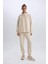 Fit Standart Fit Yarım Fermuarlı Skuba Dalgıç Kumaş Sporcu Sweatshirt D7120AX25SP 11