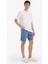 Slim Fit Dar Kesim Cepli Pamuklu Basic Düz Bermuda Şort W1105AZ25SP 7