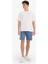 Slim Fit Dar Kesim Cepli Pamuklu Basic Düz Bermuda Şort W1105AZ25SP 8