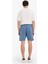 Slim Fit Dar Kesim Cepli Pamuklu Basic Düz Bermuda Şort W1105AZ25SP 12