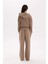 Wide Leg Geniş Bol Paça Beli Lastikli Bağcıklı Basic Düz Cepli Pantolon E1998AX24WN 12