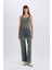 Slim Fit Dar Kesim U Yaka Basic Düz Atlet I1059AZ25SM 8