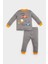Erkek Bebek Pijama Takımı Araç Baskılı Uzun Kollu Üst Beli Lastikli Uzun Alt E0752A525SP 7