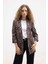 Regular Fit Leopar Desenli Blazer Ceket E1483AX24AU 11