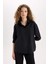 Oversize Geniş Kalıp Poplin Uzun Kollu Gömlek E2294AXNS 8