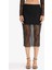 Slim Fit Dar Kesim Astarlı Midi Dantelli Etek E0465AX24AU 12