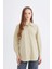 Relax Fit Basic Düz Poplin Uzun Kollu Gömlek Tunik D7341AX25SP 10
