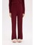 Pijama Takımı V Yaka Düğmeli Ribana Uzun Kollu Üst Beli Lastikli Geniş Paça Alt-Fall in Love D2273AX24WN 11
