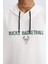 Fit NBA Milwaukee Bucks Oversize Geniş Kalıp Kapüşonlu Sırt Baskılı Kısa Kollu Tişört D6689AX25SP 14