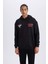 Fit NBA Chicago Bulls Boxy Fit Kapüşonlu Sırt Baskıllı Kalın Sweatshirt D6574AX25SP 13