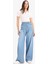 Wide Leg Yüksek Bel Geniş Paça Uzun Yumuşak Jean Pantolon E1679AX25SM 11