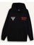 Fit NBA Chicago Bulls Boxy Fit Kapüşonlu Sırt Baskıllı Kalın Sweatshirt 18