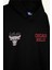 Fit NBA Chicago Bulls Boxy Fit Kapüşonlu Sırt Baskıllı Kalın Sweatshirt 19