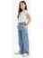 Kız Çocuk Wide Leg Kargo Geniş Bol Paça Jean Pantolon E2304a825sp 10