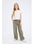 Kız Çocuk Wide Leg Geniş Bol Paça Pamuklu Pantolon D7609A825SM 10