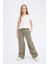 Kız Çocuk Wide Leg Geniş Bol Paça Pamuklu Pantolon D7609A825SM 12