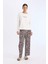 Pijama Takımı Regular Fit Uzun Kollu Baskılı Üst Leopar Desenli Uzun Alt-Fall in Love E2352AX24WN 10