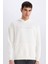 Boxy Fit Kapüşonlu Sırt Baskılı Sweatshirt D8021AX25SP 10