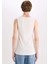 %100 Pamuk Fit Dar Kesim Bisiklet Yaka Ribana Atlet E0446AX25SM 14