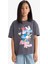 Kız Çocuk Disney Mickey & Minnie Oversize Geniş Kalıp Bisiklet Yaka Kısa Kollu Tişört E2617A825SM 8