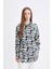 Relax Fit Desenli Uzun Kollu Gömlek Tunik E2834AX25SP 15