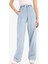 Yüksek Bel Geniş Paça Uzun Yumuşak Jean Pantolon E1703AX25SM 12