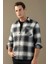 Regular Fit Polo Yaka Kareli Flanel Uzun Kollu Gömlek E2763AX24WN 11