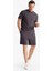 %100 Pamuk Relax Fit Twill Dokulu Cepli Şort E2590AX25SM 7