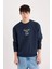 Van Gogh Boxy Fit Bisiklet Yaka Sırt Baskılı Sweatshirt E3203AX24WN 9
