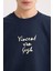 Van Gogh Boxy Fit Bisiklet Yaka Sırt Baskılı Sweatshirt E3203AX24WN 12