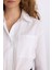 Oversize Geniş Kalıp Tek Cepli Poplin Uzun Kollu Gömlek D9174AX24AU 11