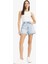 Mom Fit Yüksek Bel Kısa Paça Jean Şort E0524AX25SM 14