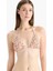 Regular Fit Çiçekli Bürümcük Üçgen Bikini Üstü-Fall in Love E2576AX25SM 9