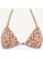 Regular Fit Çiçekli Bürümcük Üçgen Bikini Üstü-Fall in Love E2576AX25SM 14