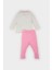 Kız Bebek Pijama Takımı Baskılı Uzun Kollu Penye Üst Beli Lastikli Uzun Alt E1536A525SP 10